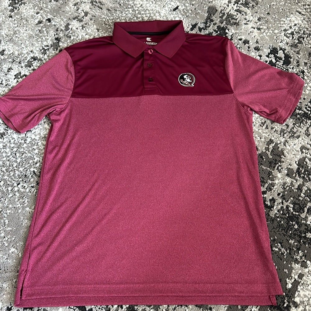FSU men’s colosseum large polo shirt